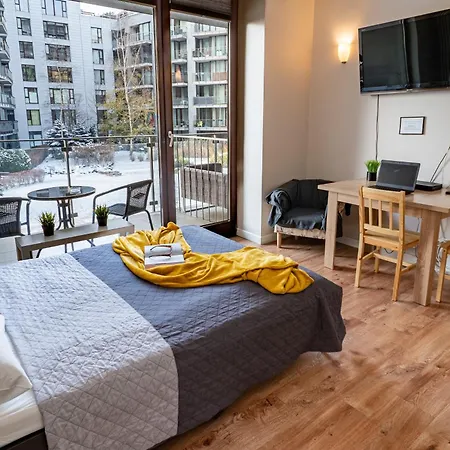 Apartamenty Triton Park Warschau Exterior foto